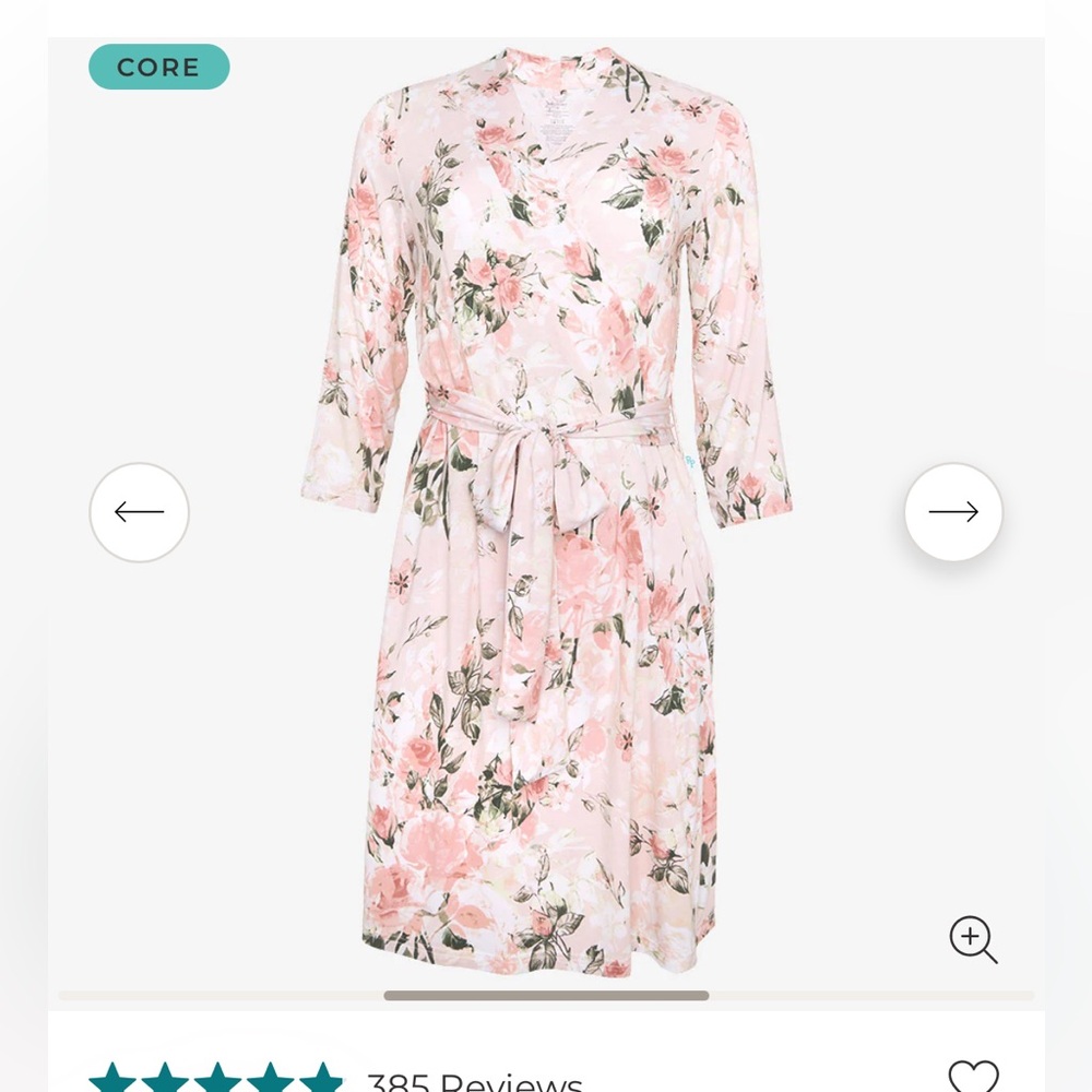 Poshpeanut nursing robe sz m